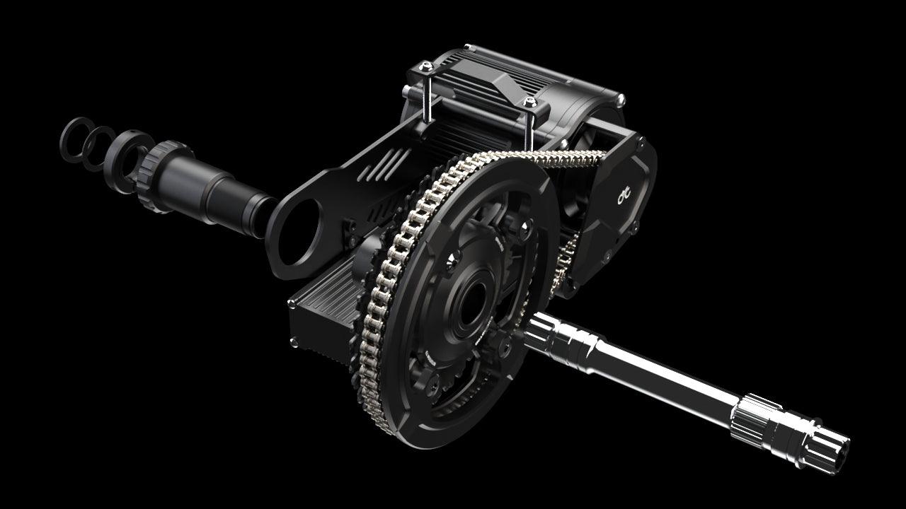 CYC X1 Pro Gen 5000W eBike Torque Sensing Mid Drive Conversion